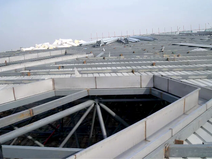 甘肃安吉县体育馆网架